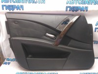 Обшивка двери передней левой BMW 530I E60 51417076763 Хорошее состояние Дефект накладки.