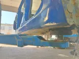 Порог со стойкой левый Chevrolet Cruze (J300) 95218139. Ремонтировался.