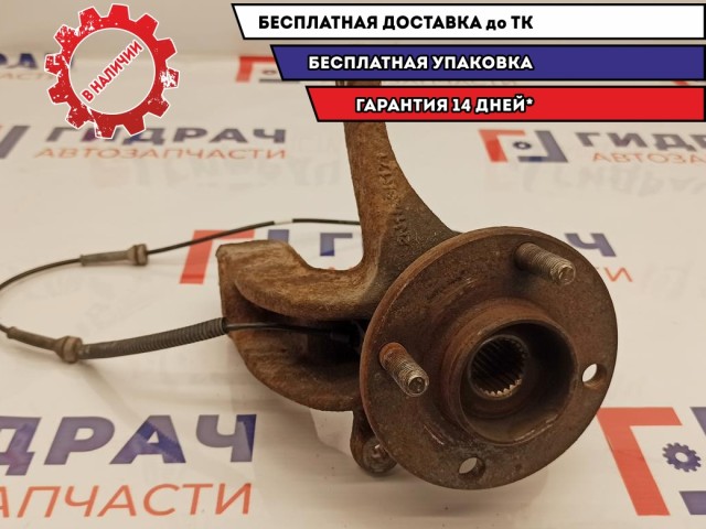 Кулак поворотный передний левый Ford Fusion 1777797. Сломан датчик ABS.