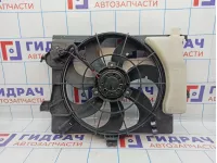 Диффузор вентилятора Hyundai Solaris LFK08L4. Аналог Luzar.