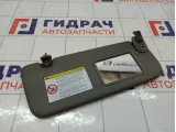 Козырек солнцезащитный правый Kia Rio 852201R0208M
