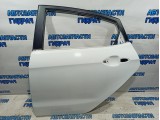 Дверь задняя левая Kia Rio 3 77003-4Y000. Красилась, есть шпаклевка.