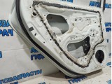 Дверь задняя левая Kia Rio 3 77003-4Y000. Красилась, есть шпаклевка.