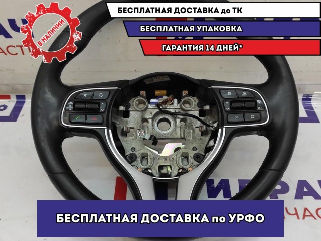 Рулевое колесо Kia Sportage 4 56110-F1130-SA1. Потертости.