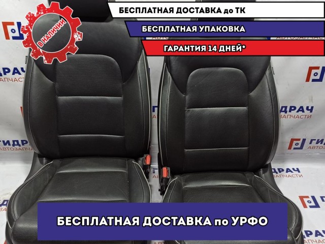 Комплект сидений Kia Sportage 4 . Комплект.Трещина.Электро привод.Кожа.Вентиляция.Подогрев.