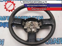 Рулевое колесо для AIR BAG (без AIR BAG) Mazda CX-7 EG6532980 Хорошее состояние потертости на коже