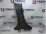 Обшивка стойки средней правой Mitsubishi Lancer X (CY) 7211A056XA. Царапины.Нижняя.