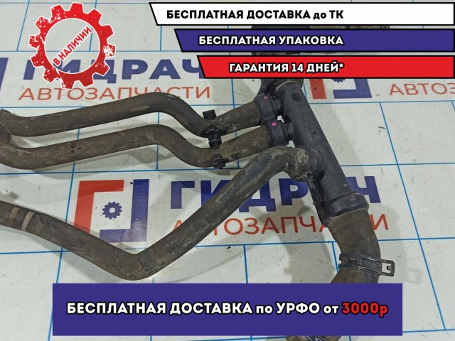 Патрубок радиатора Nissan Almera G15 21530-4AD0A. Комплект.