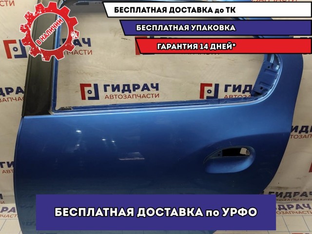 Дверь задняя левая Renault Logan 2 Stepway 821018361R. Дефект.