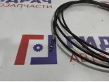 Ручка открывания лючка бензобака Renault Logan 2 846107688R. С тросом. Царапины.
