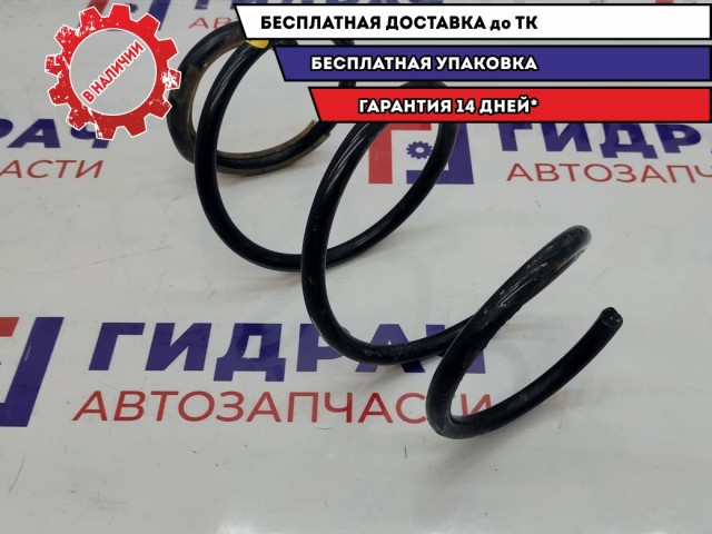 Пружина передняя Renault Logan 2 540100332R. 1 белая, 1 желтая метки.