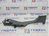 Накладка порога внутренняя задняя левая Renault Megane 3 769540001R. Царапины, потертость.