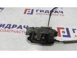Замок двери задней левой Skoda Fabia 5N0839015D. 6 контактов.