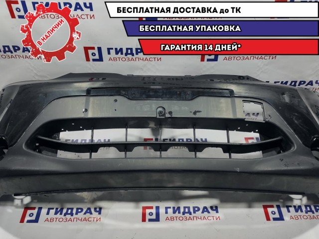 Бампер передний Nissan Qashqai, J11, 2 поколение  62022BM92H. Дефекты. Трещины.