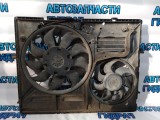 Диффузор вентилятора Volkswagen Touareg 7L0121207D Хорошее состояние Дефект, сломано одно верхнее крепление.