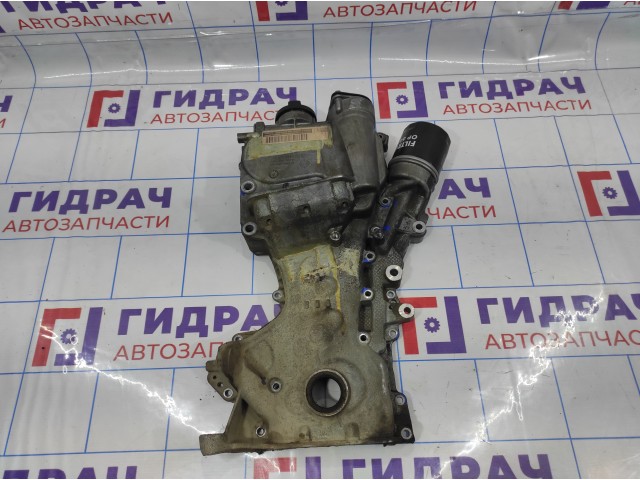 Крышка двигателя передняя Volkswagen Polo Sedan (Mk5) 03C109211BT. CFNA 1.6 105 л.с.