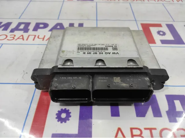 Блок управления двигателем Volkswagen Polo Sedan (Mk5) 04E907309BK.